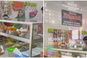 Warteg ini punya interior antimainstream, bikin pembeli berasa masuk ke masa depan
