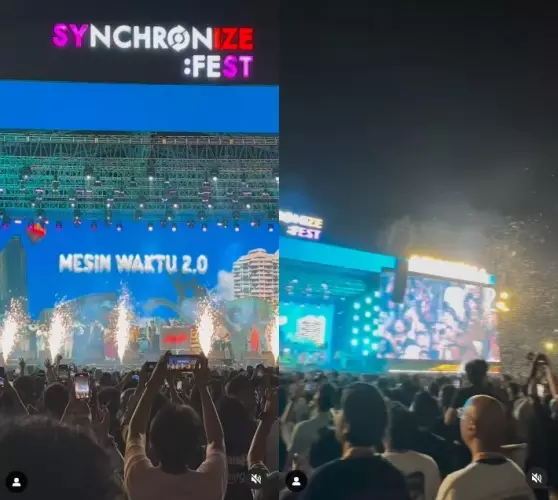 David Bayu menangis mendengar lagu Naif © Instagram