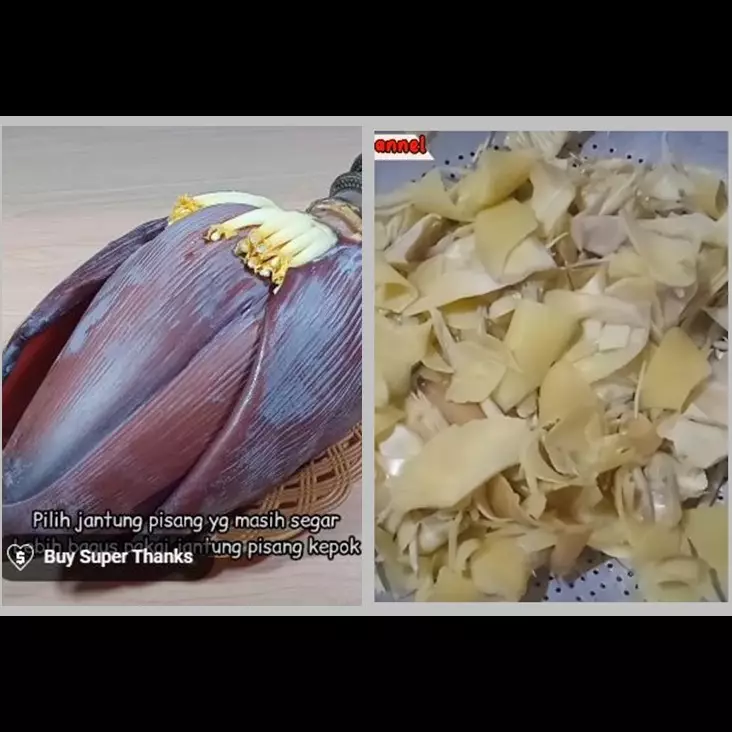 Tanpa tambahan bahan, ini trik merebus jantung pisang agar tidak hitam dan pahit