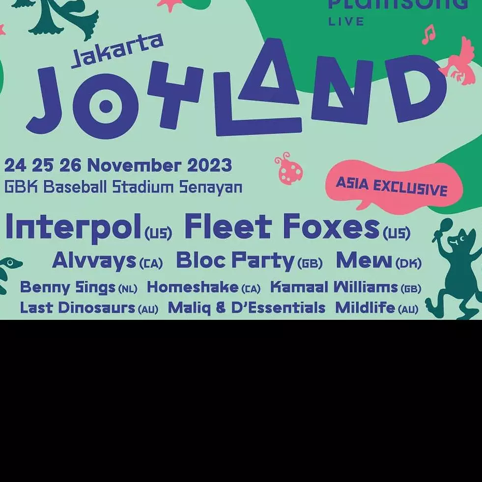Joyland Festival Jakarta 2023 tambah line up, dimeriahkan oleh Fleet Foxes dan Mew