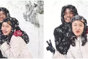 Dikira pemotretan dengan latar bersalju di luar negeri, ternyata behind the scenenya tak terduga