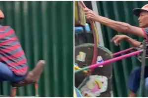 Wahana unik di odong-odong keliling ini bikin anak 90-an nostalgia serasa masuk masuk mesin waktu