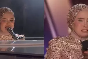 11 Momen Putri Ariani lolos ke final AGT usai nyanyikan lagu U2, dapat standing ovation keempat juri