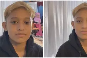 Gayanya macho dengan rambut semiran, transformasi bocah usai dirias MUA adat Bugis ini manglingi pol