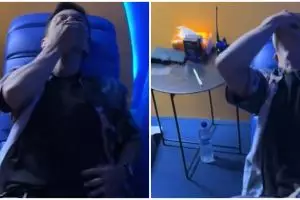 Begini kalau cowok mencoba alat simulator nyeri haid, cewek be like: air putih hangat aja nggak cukup!