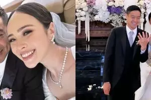 Dipersunting pengusaha air mineral, ini 11 momen pemberkatan pernikahan Pamela Bowie & Armand Gunawan