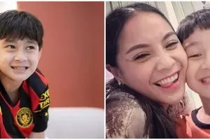 Ditonjok teman sekolah sampai biru, begini momen Rafathar belajar bela diri bareng juara MMA