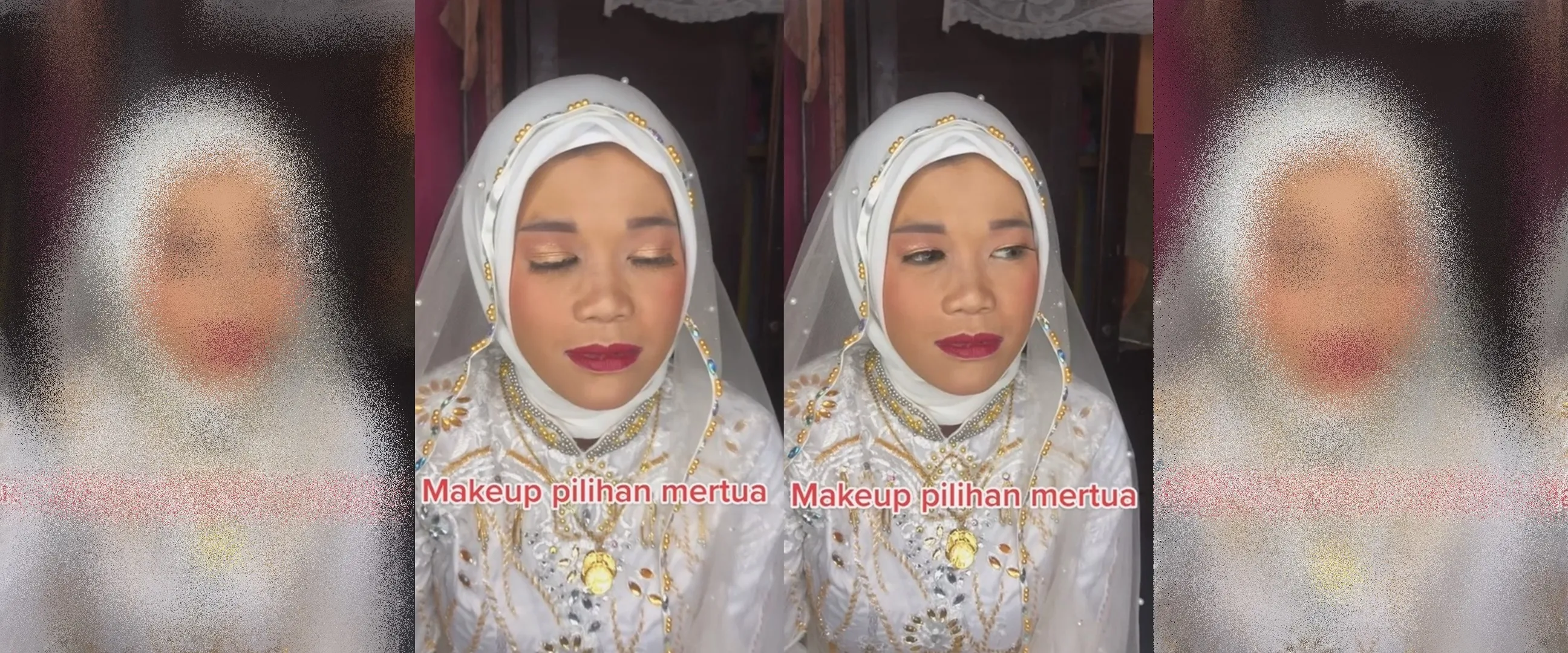 Beda makeup MUA pilihan mertua vs sendiri ini bikin warganet bingung, kok begini hasilnya?