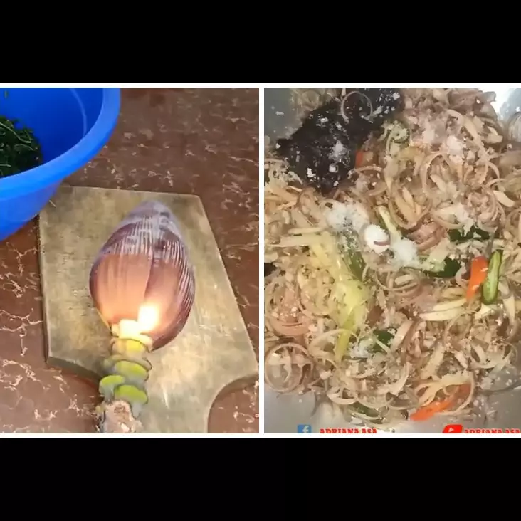 Tak perlu direbus, ini trik bikin tumis jantung pisang agar tidak pahit dan menghitam