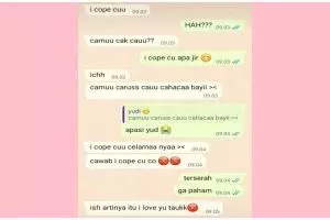 Begini jadinya kalau punya pacar yang kelakuannya suka absurd, 11 chat lucunya bikin ilfeel