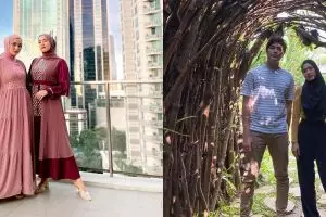 Gaya 9 pesinetron di pernikahan sang kakak, penampilan Cut Syifa cantiknya bikin adem