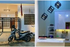 9 Potret rumah subsidi tipe 30 gaya segaris buka pintu langsung dapur, musala mininya bikin jatuh hati