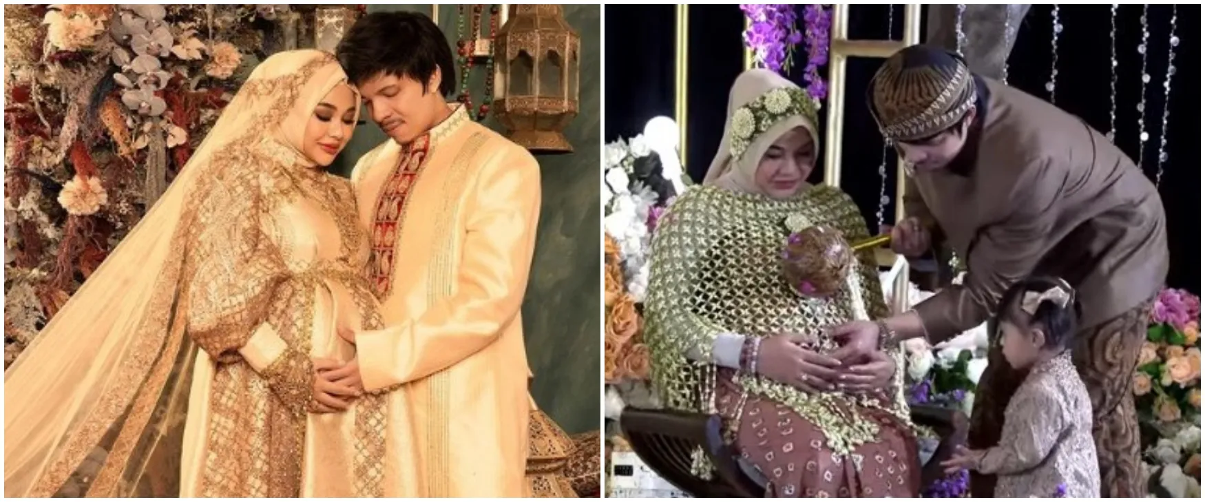 11 Momen tasyakuran 7 bulan kehamilan kedua Aurel Hermansyah, kehadiran Aaliyah Massaid bikin salfok