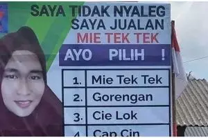 Pemilu sebentar lagi, 11 potret spanduk dikira kampanye ini ternyata promosi dagangan