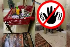 Desain kamar mandi dalam kos ini bikin bingung penghuninya, bau dari buang hajat auto kecium