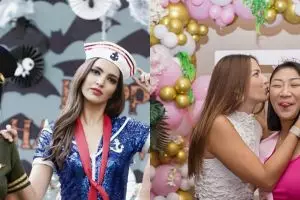 Pegawai rasa bestie, ini 9 momen Nia Ramadhani beri kejutan baby shower di resto mewah untuk asisten