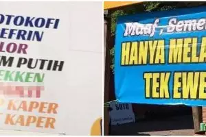11 Tulisan lucu pada toko ini kelewat absurd, ada yang bahasa Inggris tapi ejaannya bikin tepuk jidat