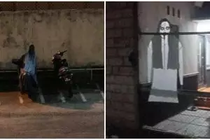 11 Potret kocak penampakan dikira hantu di rumah ini bikin senam jantung