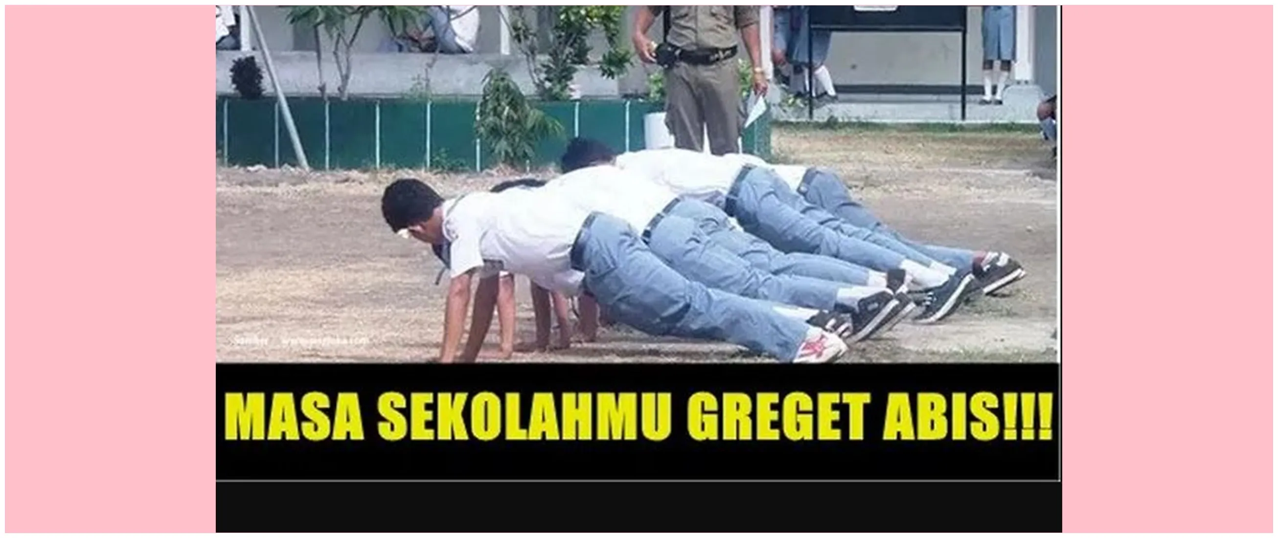 11 Potret kocak momen murid kena hukuman di sekolah ini ngenes abis, salah satunya pasti relate
