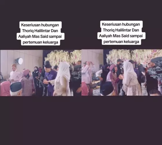 Thariq kenalkan ibunda pada Reza Artamevia © TikTok Thariq kenalkan ibunda pada Reza Artamevia © TikTok