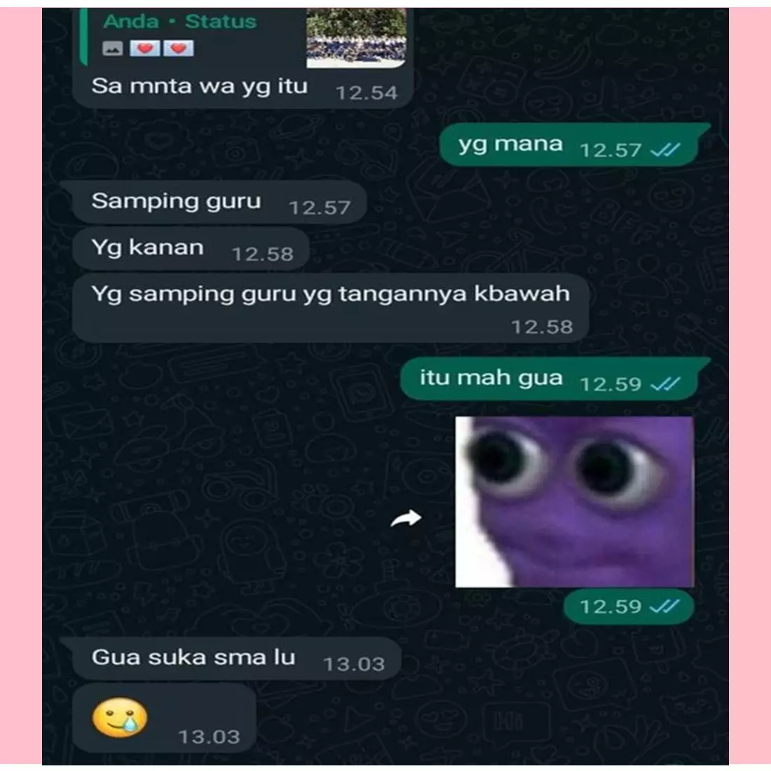 11 Chat lucu jurus modus ke gebetan ini pakai teknik di luar dugaan, bikin salah tingkah
