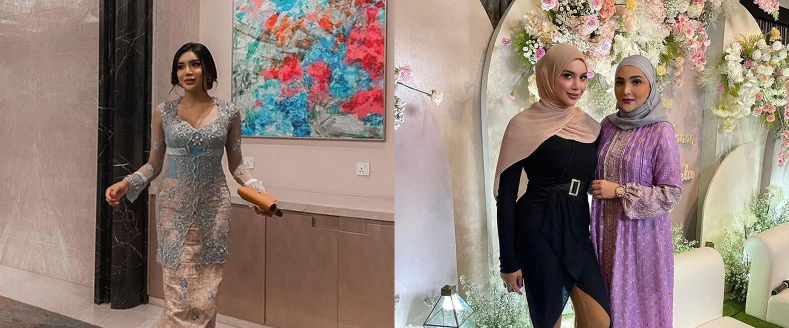 11 Penampilan Millen Cyrus di acara Aurel curi perhatian, saat mitoni disebut mirip Manohara