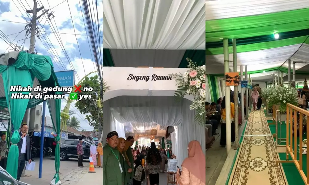 pernikahan digelar di pasar © 2023 brilio.net pernikahan digelar di pasar © 2023 brilio.net