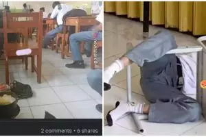 11 Potret lucu murid kelewat berani saat gabut di kelas ini bahaya kalau ketahuan guru
