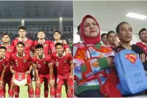 Nonton Timnas bareng Jokowi, reaksi lucu Jan Ethes saat Ivar Jenner cetak gol bikin terpingkal-pingkal