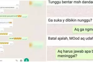 Jangan buru-buru kirim pesan, 11 chat lucu ini bisa bikin pasangan ngambek sebulan