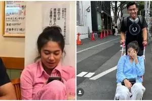 9 Potret bucin Pratama Arhan dan Azizah Salsha usai menikah, malu-malu saling peluk bikin baper