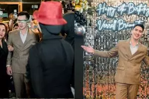 9 Potret perayaan ulang tahun Verrel Bramasta ke-27, kekompakan Venna Melinda dan mantan suami disorot