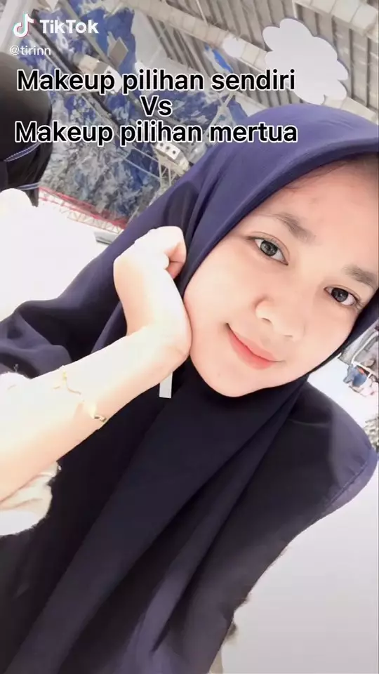 makeup pilihan mertua © TikTok
