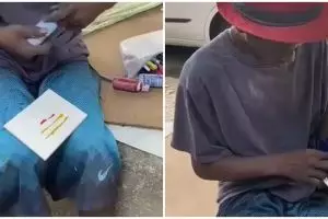 Lukisan pemandangan gunung karya pelukis jalanan ini ditawar Rp 3 miliar, begini kisah di baliknya