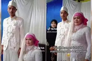 Gaya hijabnya bak pendekar, MUA ini makeup ulang sepupunya lebih cantik dari foto nikahan 4 tahun lalu