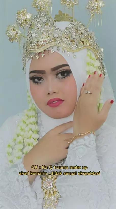 pengantin dirias mirip wanita galak jadi princess © 2023 brilio.net