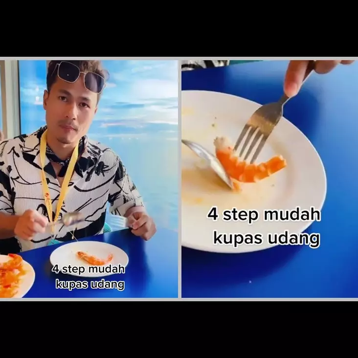 Trik mengupas kulit udang ini praktis, hasilnya utuh dan nggak bikin tangan kotor