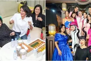 9 Momen keseruan kumpul Geng Cendol, edisi ultah Ayu Dewi kostumnya niat banget