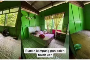 Desainnya bak bilik Upin-Ipin, ini 11 transformasi makeover kamar kayu jadi minimalis modern