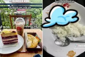 Curhatan istri bandingkan jajanannya sebelum vs sesudah nikah, endingnya tuai pro kontra warganet