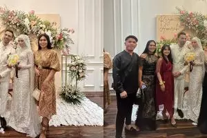 Gaya 11 jebolan D’Academy hadiri acara ngunduh mantu Reza DA, penampilan Putri DA curi perhatian