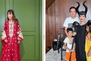 Gayanya di pesta ultah disebut totalitas, begini 11 potret Ayu Dewi tampil modis dengan dress cetar