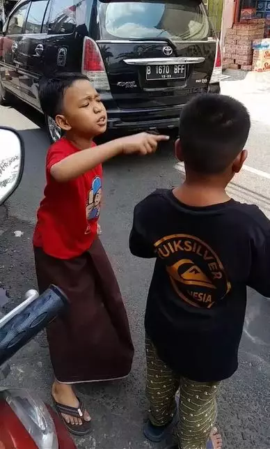 momen bocah bela sahabatnya TikTok