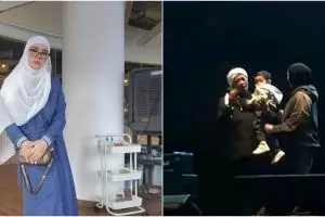 Bertemu usai 35 hari berpisah, momen mesra Opick dan Bebi Silvana di atas panggung banjir kebahagiaan