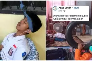 11 Potret kocak kelakuan nyeleneh orang pas tidur ini bikin garuk kepala