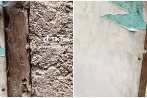 Bukan pakai selot atau gembok, pintu dikunci dengan benda nyeleneh ini penampakannya bikin tepuk jidat