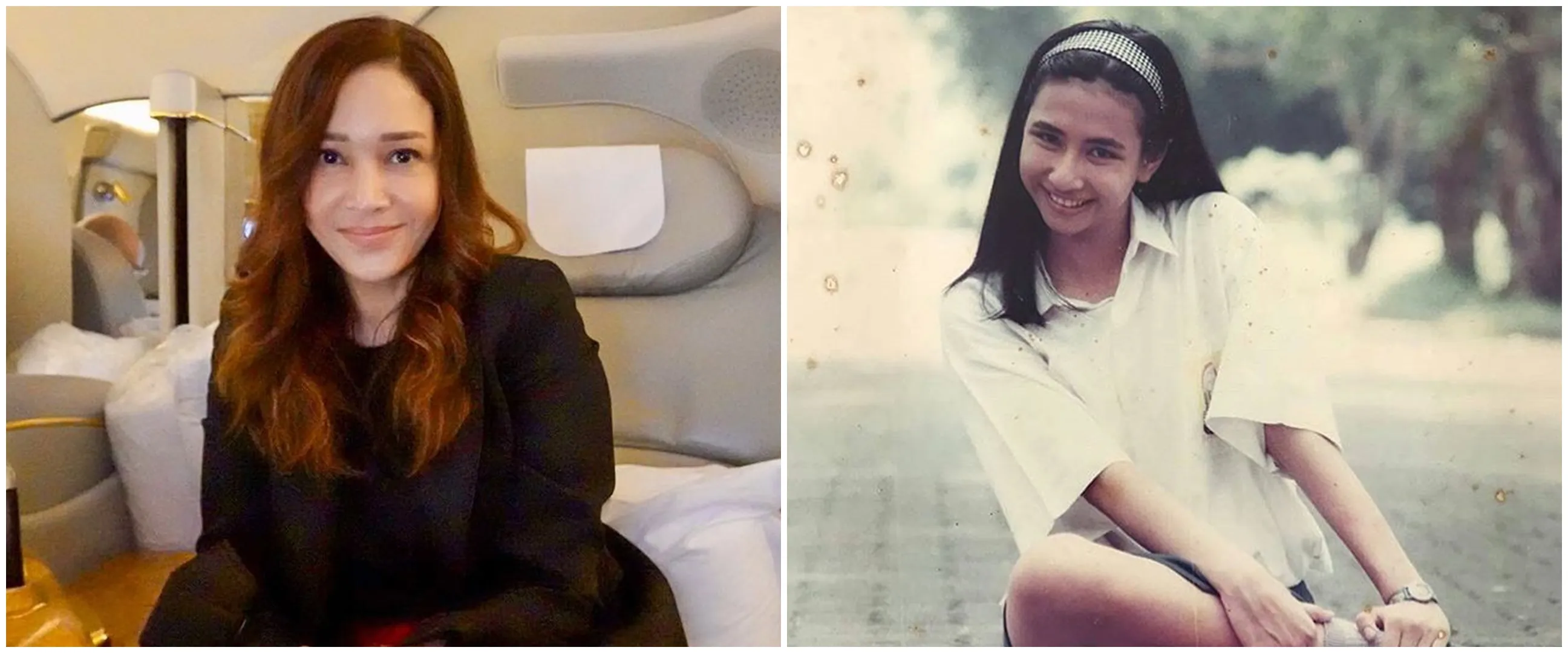 Potret lawas 9 seleb cantik era 90-an pakai seragam SMP, penampilan Dian Sastro kutu buku banget