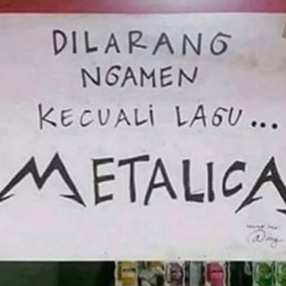 11 Potret kocak tulisan imbauan untuk pengamen di warung ini mind blowing, mending ganti profesi