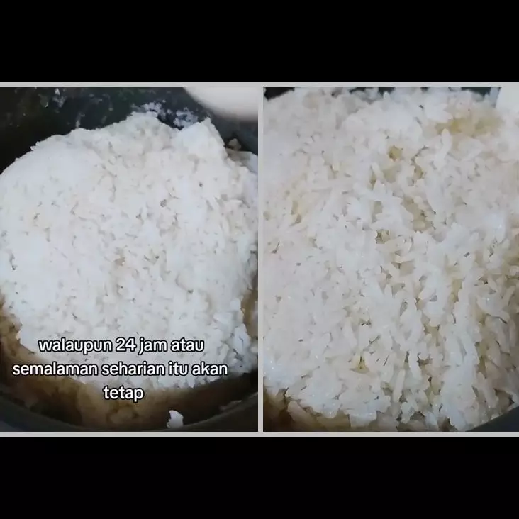Bukan ditutup kain, ini trik simpan nasi di rice cooker agar tak kering semalaman cuma pakai 1 bahan