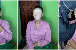 Riasan wajahnya disebut belang, potret wanita dimakeup jadi pengantin ini hasilnya tuai kritikan